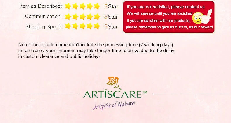 ARTISCARE Hyaluronic Acid Serum VC Essence Face Cream Moisturizing Acne Aging & Wrinkles Repair 10PCS