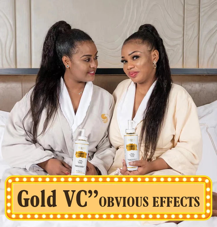 AILKE Vitamin C Body Glow Set | Brightening Cream, Hyaluronic Acid & Organic Soap for Smooth, Even, Glowing Skin