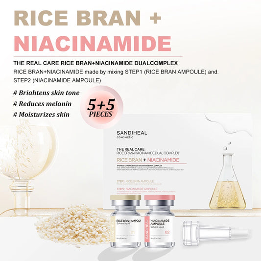 10Vails Sanendi PEPTIDE Serum Deep Hydration Soothing for Sensitive Skin Reduces melanin skin Facial Moisturizing Essence