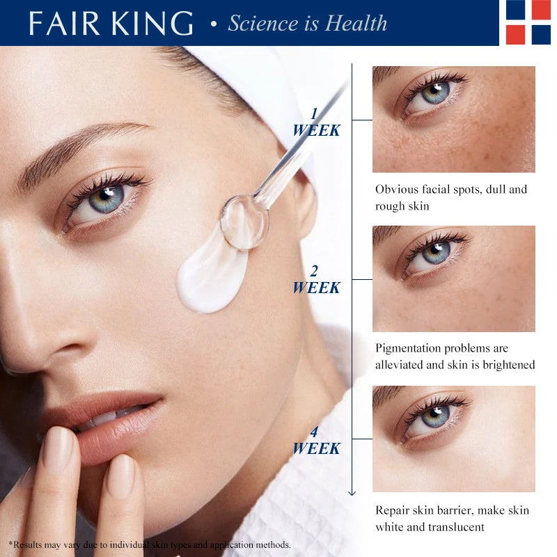 Fair King Brighten Lighten Spots Cream | Dark Spot Remover - 3% Arbutin + Nicotinamide - Fade Age Spots