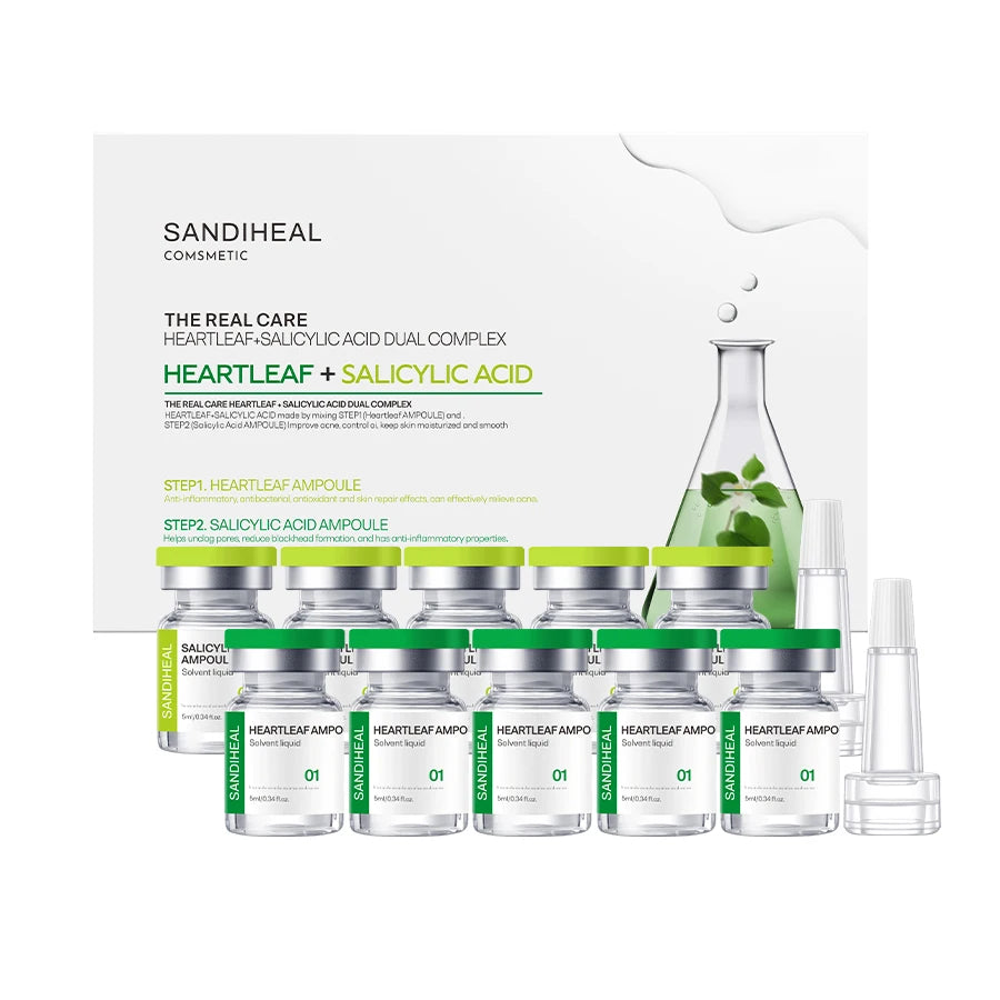 10Vails Sanendi PEPTIDE Serum Deep Hydration Soothing for Sensitive Skin Reduces melanin skin Facial Moisturizing Essence