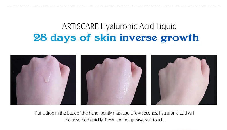 ARTISCARE Hyaluronic Acid Serum VC Essence Face Cream Moisturizing Acne Aging & Wrinkles Repair 10PCS