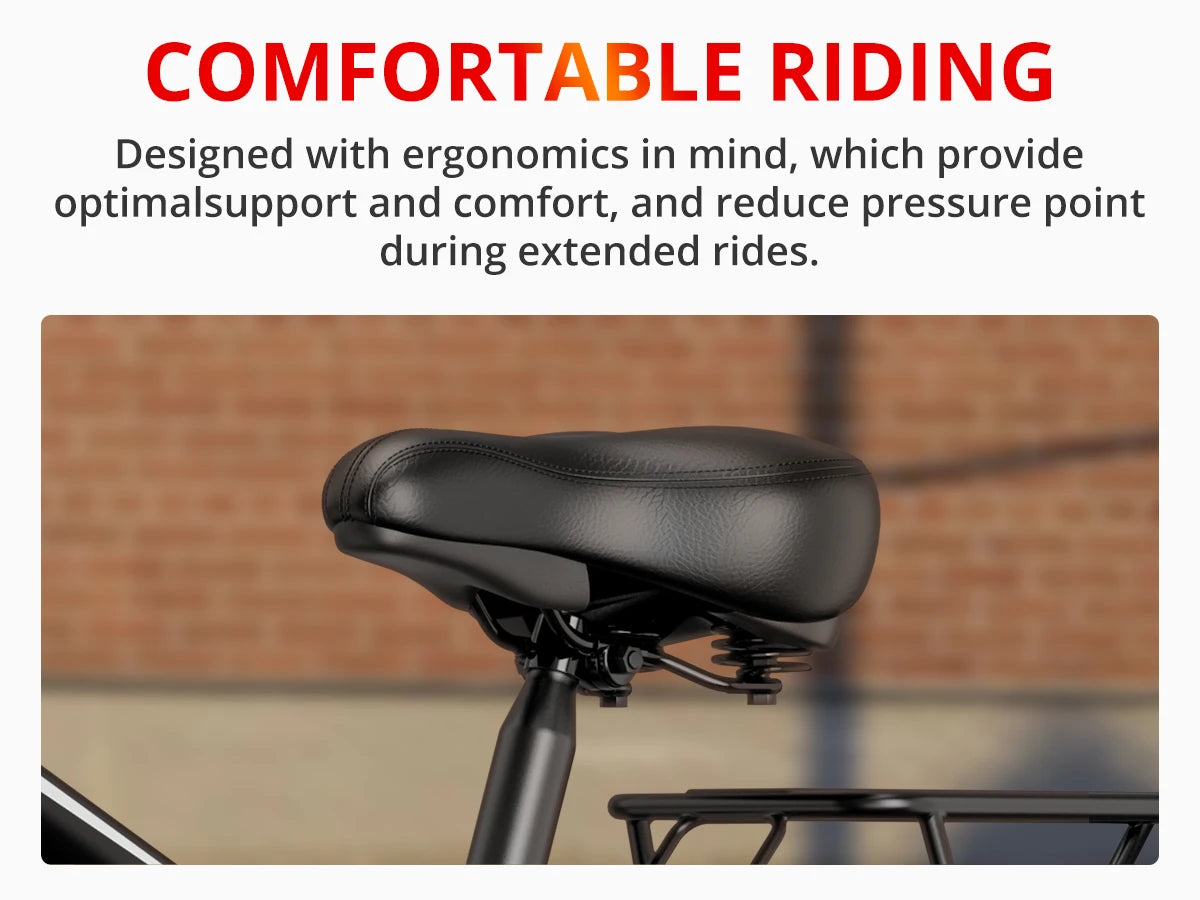 1500W Electric Mountain Bike EB26 | Fat Tire E-Bike 26" 48V 50-Mile Range - USA LOCATION