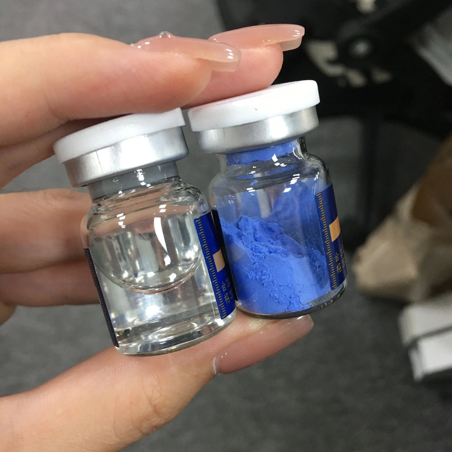 Sponge Crystallite Treatment Blue Copper Peptide Collagen Regeneration Natural Biological Extract Sponge Spicules Cell Renew