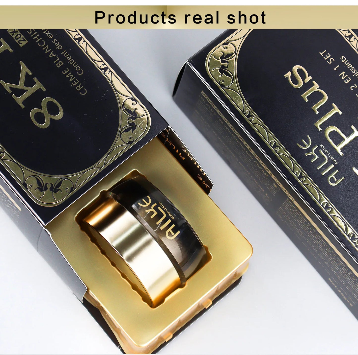 AILKE 8K Plus Night Whitening Cream | Collagen + Niacinamide + Glutathione – Dark Spots, Dull Skin & Fine Lines