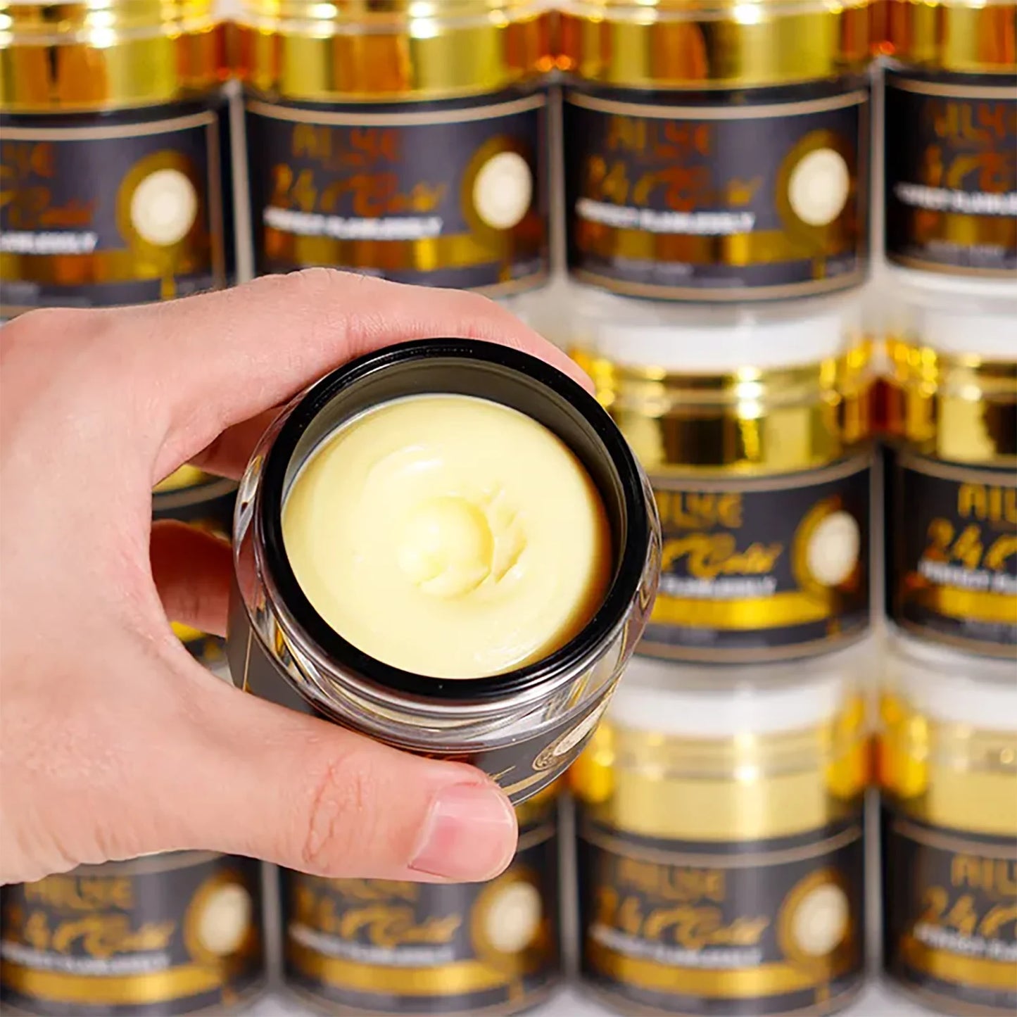 AILKE 24K Gold Perfect Flawless Body Glow Set | Whitening Body Lotion, Oil & Serum for Dark Spots, Wrinkles & Deep Hydration