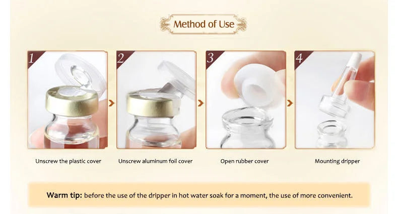 ARTISCARE Hyaluronic Acid Serum VC Essence Face Cream Moisturizing Acne Aging & Wrinkles Repair 10PCS