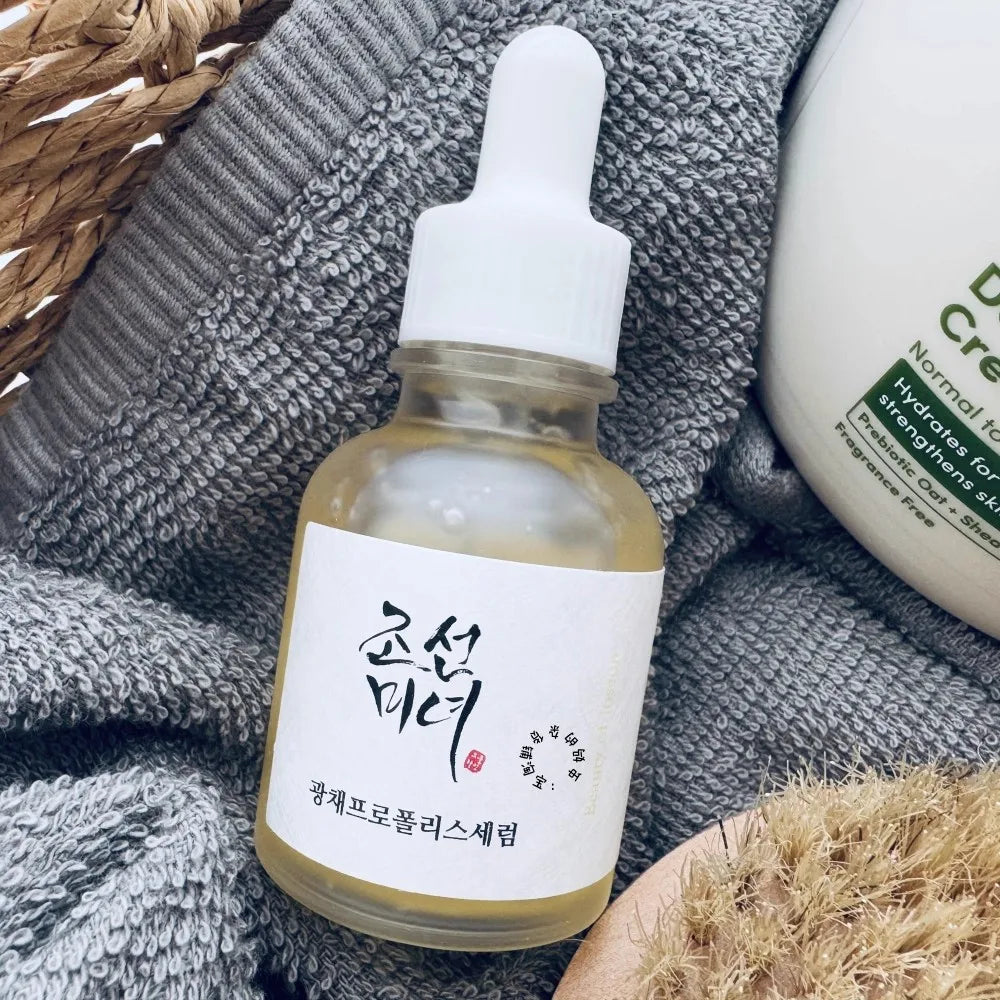 Korean Glow Serum - Deep Hydration mit Snail Mucin, Green Tea & Niacinamide | Anti-Aging Feuchtigkeitsserum