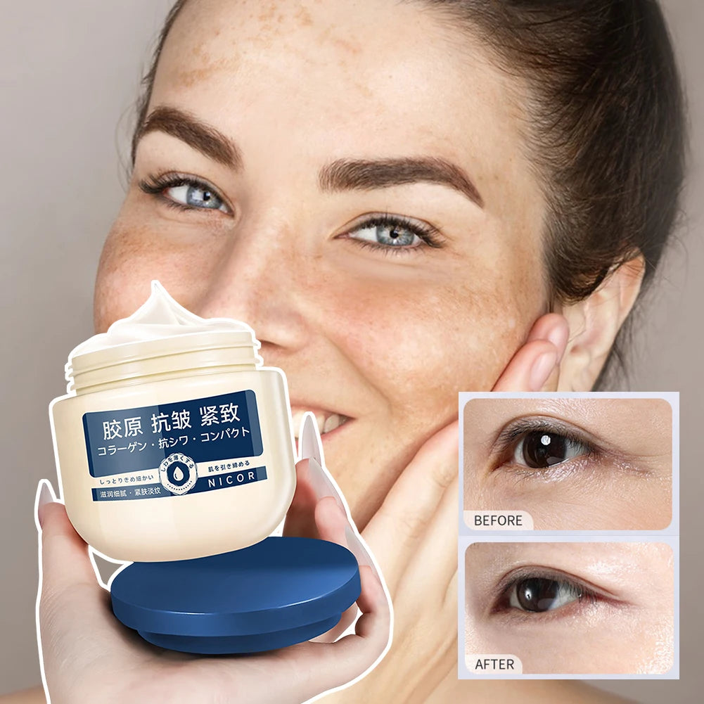 Collagen Anti-Aging Cream 50ml - Day & Night Firming | Straffungs-Lotion gegen Falten & Erschlaffung