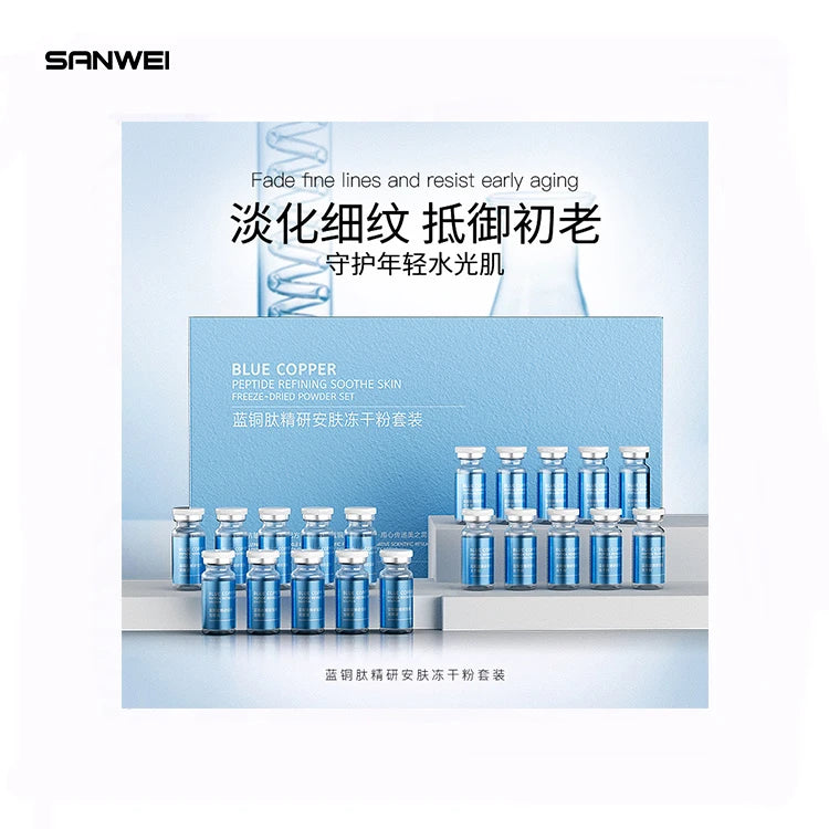 Blue Copper Peptide Serum 30ml - Anti-Aging & Lifting | Glättungs-Essenz gegen feine Linien