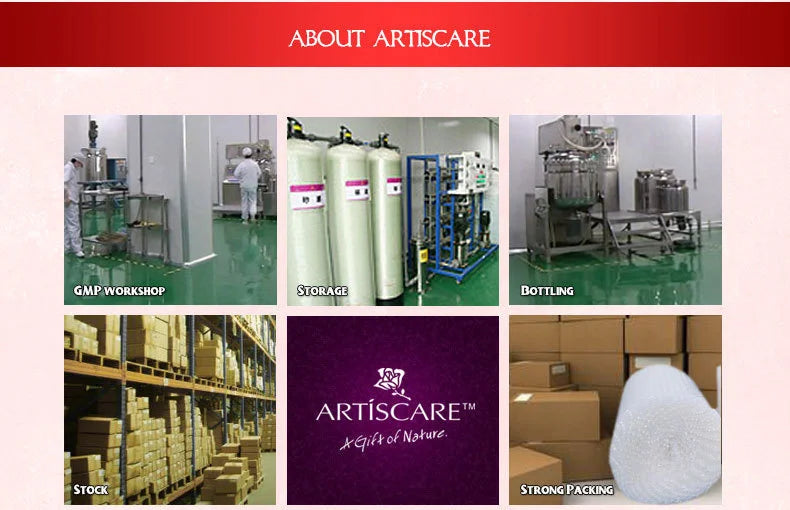 ARTISCARE Hyaluronic Acid Serum VC Essence Face Cream Moisturizing Acne Aging & Wrinkles Repair 10PCS