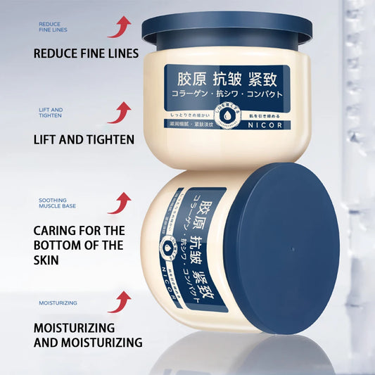 Collagen Anti-Aging Cream 50ml - Day & Night Firming | Straffungs-Lotion gegen Falten & Erschlaffung