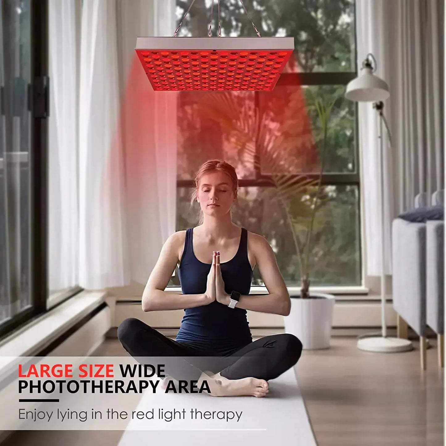 Premium Rotlichttherapie Panel 45W (660nm & 850nm) – Anti-Aging & Muskel-Regeneration