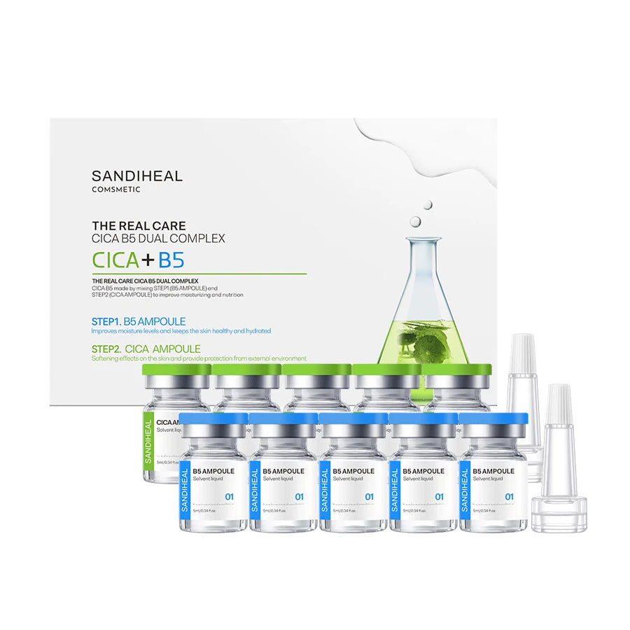 10Vails Sanendi PEPTIDE Serum Deep Hydration Soothing for Sensitive Skin Reduces melanin skin Facial Moisturizing Essence