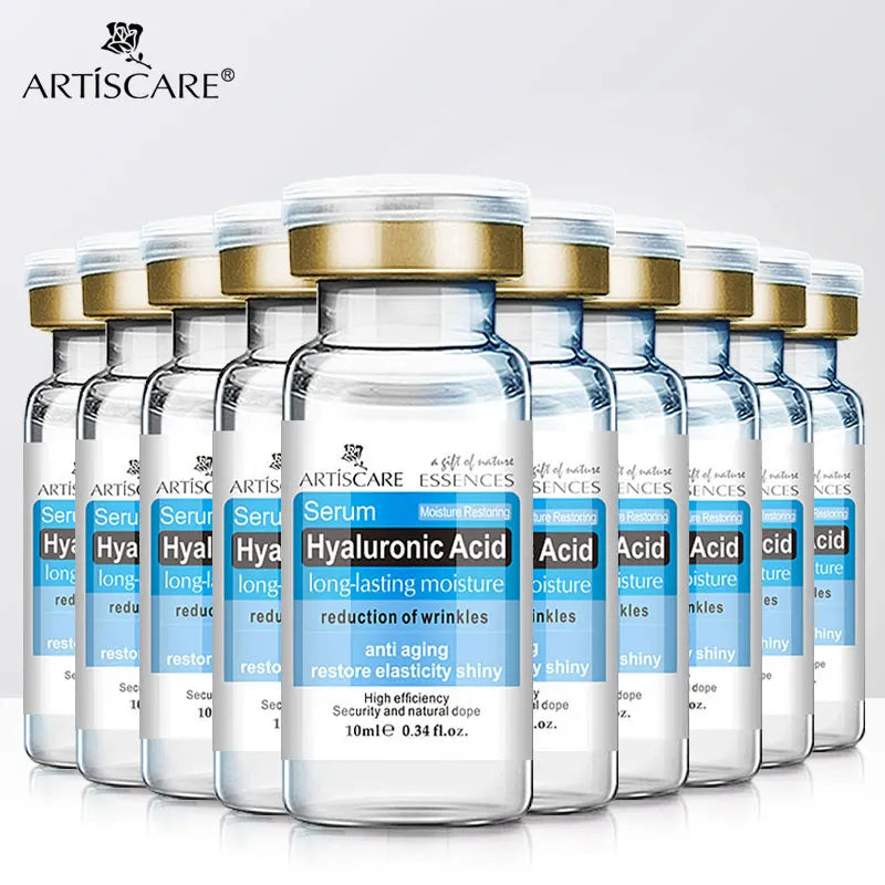 ARTISCARE Hyaluronic Acid Serum VC Essence Face Cream Moisturizing Acne Aging & Wrinkles Repair 10PCS